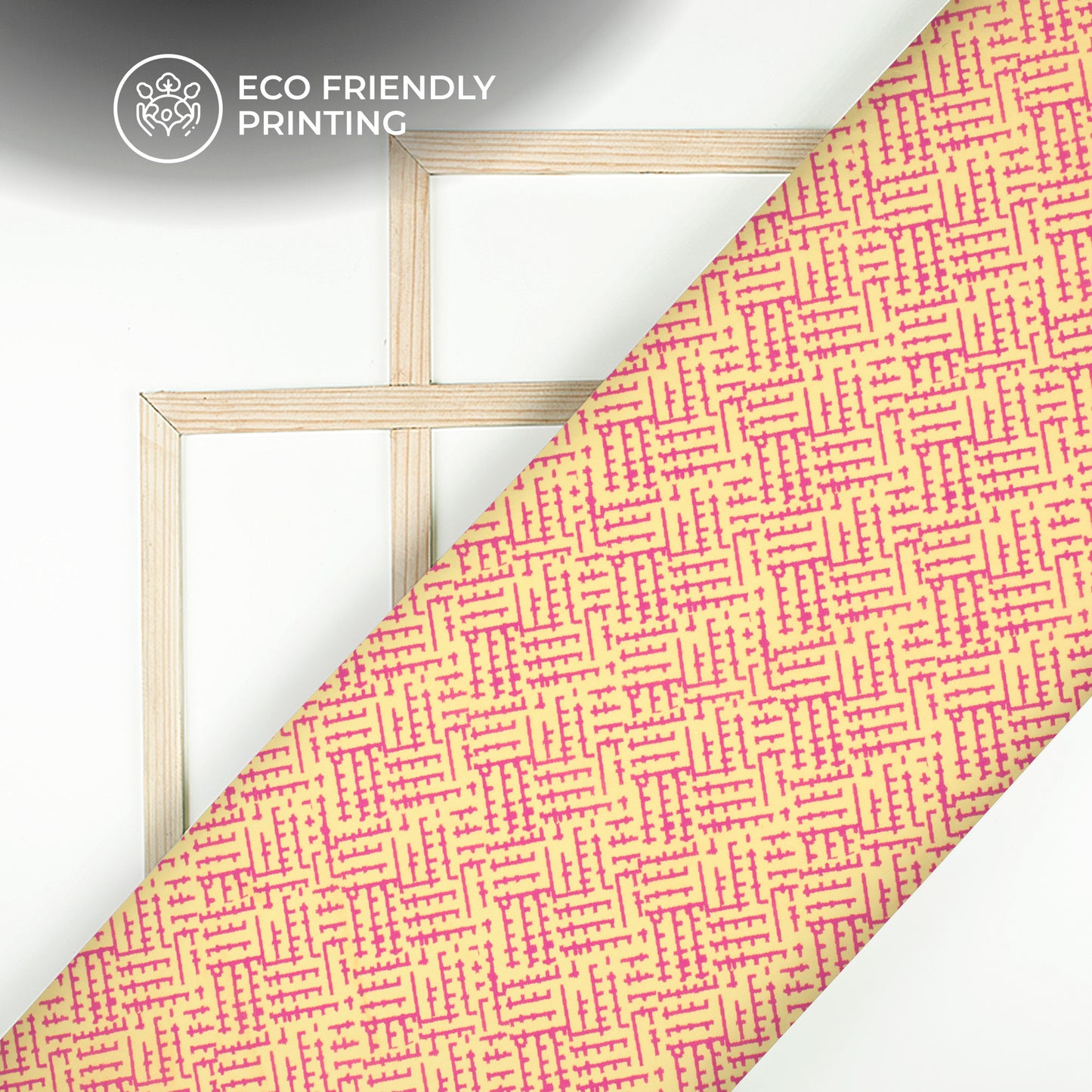 Cool Seamless Geometric Digital Print Muslin Fabric