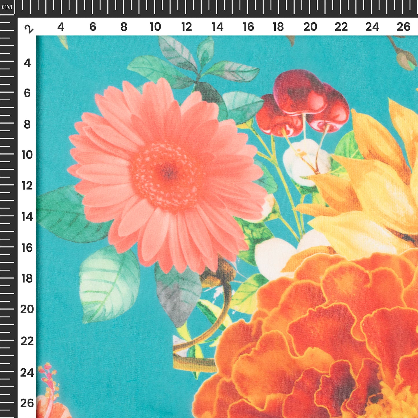 Attractive Floral Digital Print Lightweight Georgette Fabric