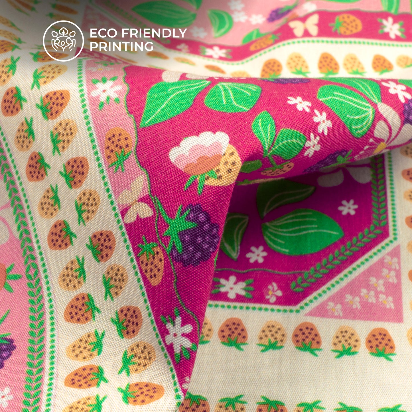 Gorgeous Floral Digital Print Poplin Fabric (Width 58 Inches)