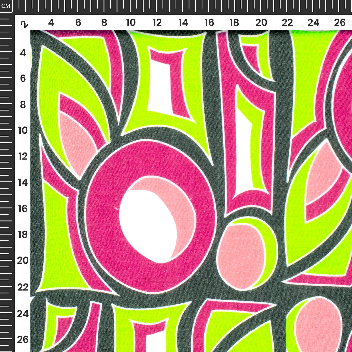 Trendy Abstract Digital Print Premium Swiss Linen Fabric (Width 58 Inches)
