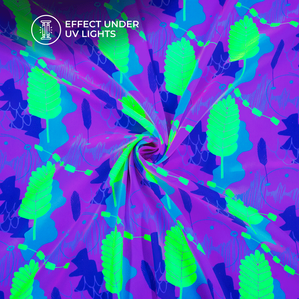 Neoncraft - Digital Print Neon Japan Satin Fabric For Fashion Makers