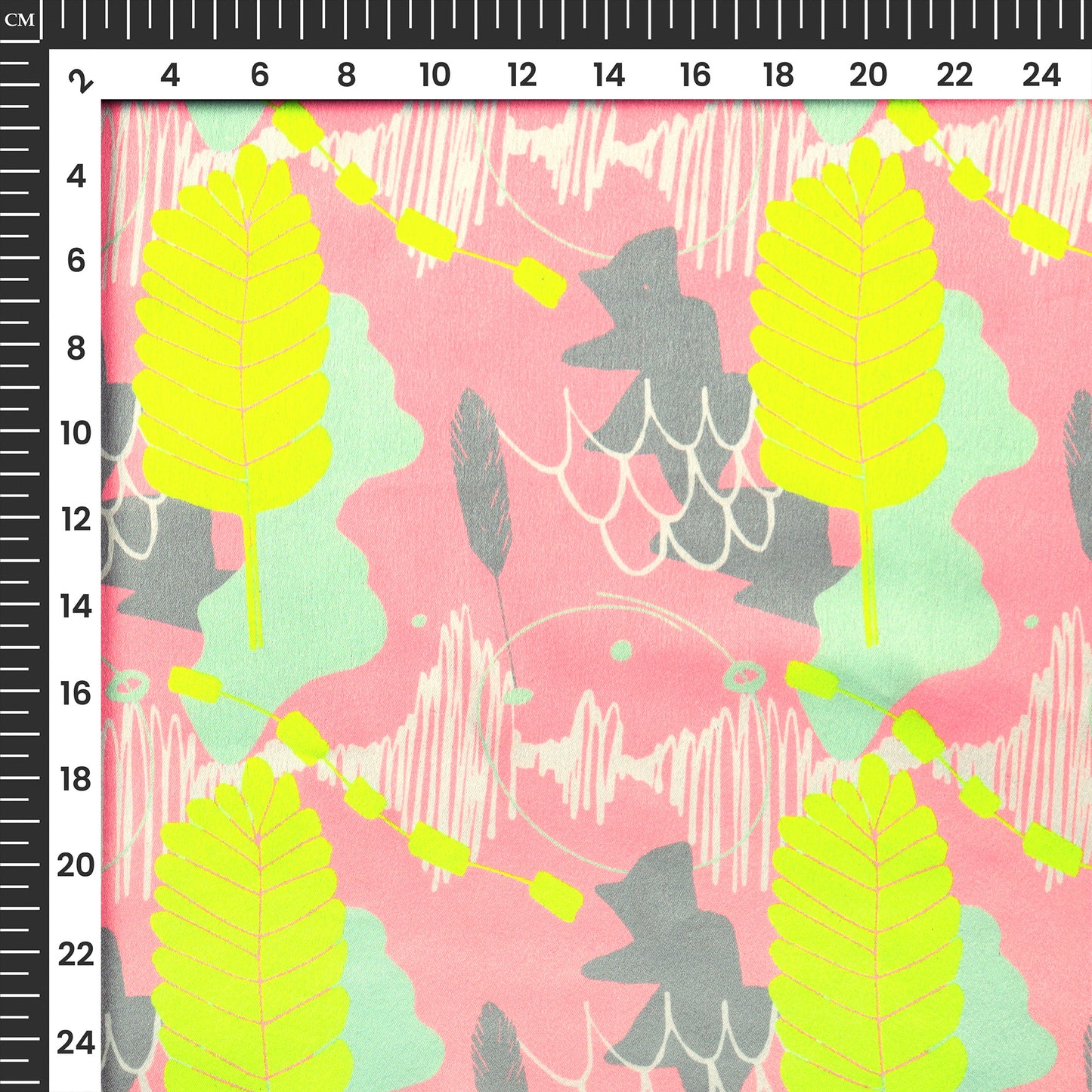 Neoncraft - Digital Print Neon Japan Satin Fabric For Fashion Makers