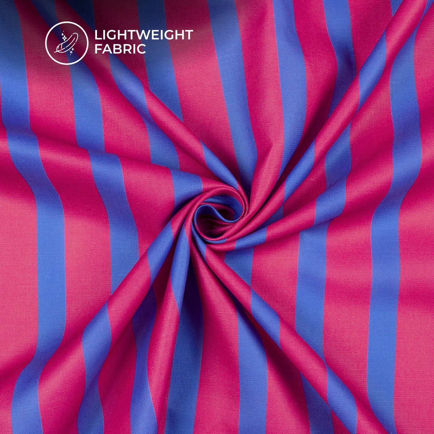 DIY-Ready Striped Digital Print Poly Linen Fabric -Top Pick For 2025