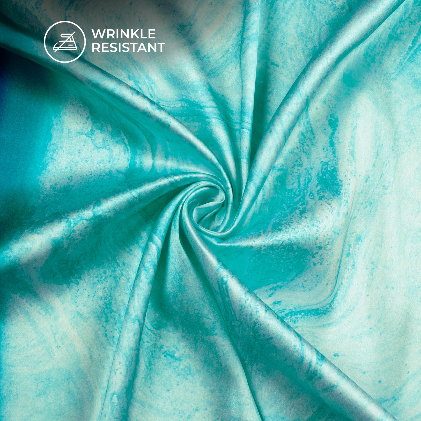 Fluid Marble Digital Print on Premium Japan Satin Fabric