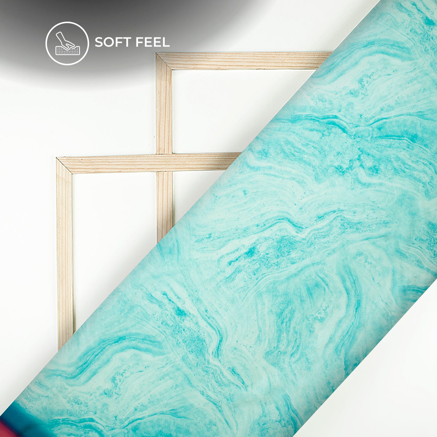 Fluid Marble Digital Print on Premium Japan Satin Fabric