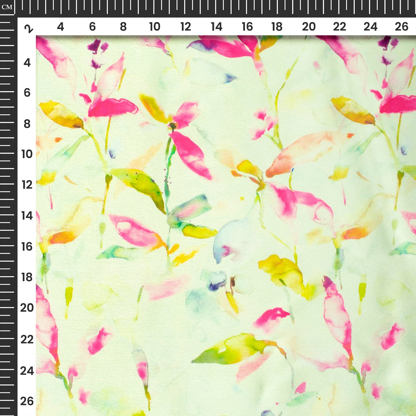 Trendy Floral Digital Print Japan Satin Fabric for Sarees, Kurtis And Blouses