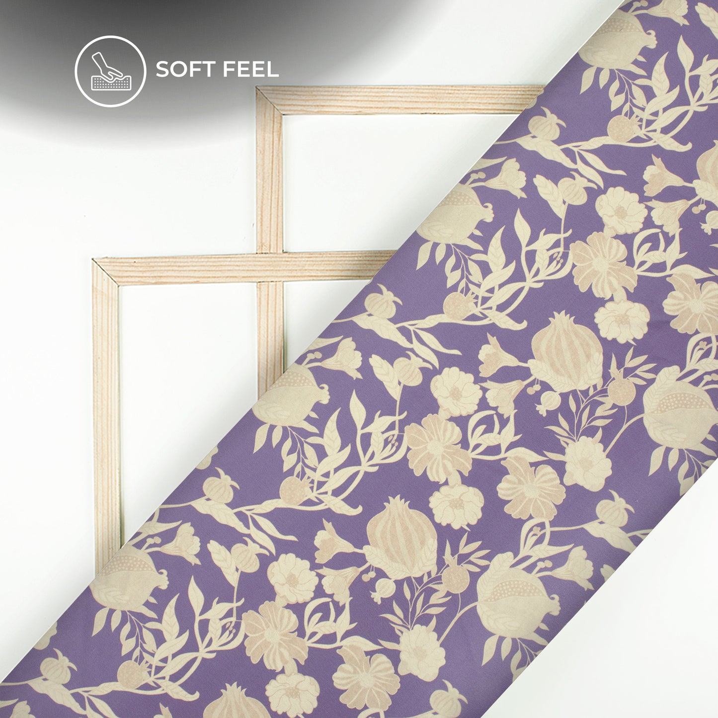 Top Selling Floral Digital Print Japan Satin Fabric