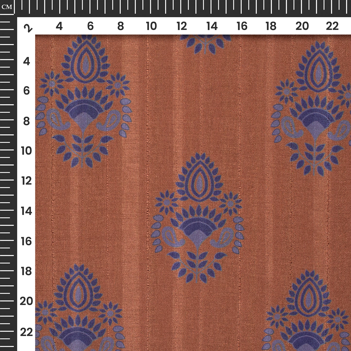 Ikkat Inpire Print Digital Print Art Tusser Silk Fabric