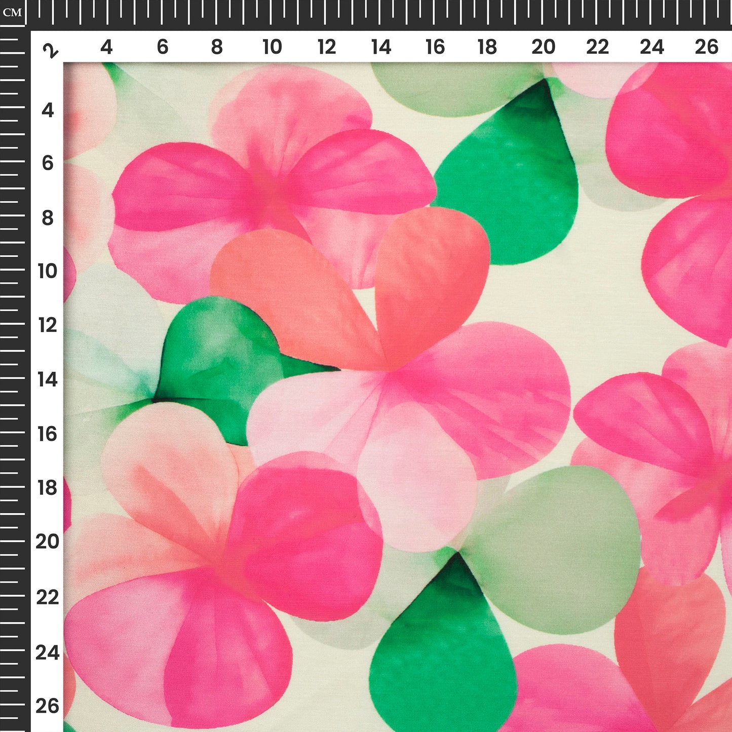 Aesthetic Floral Digital Print Muslin - Premium Customizable Fabric