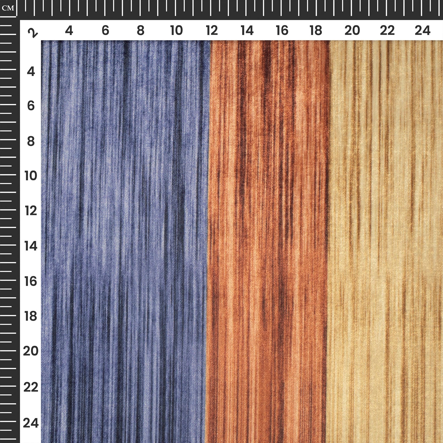 Designer Digital Stripe Velvet Fabric - Soft, Rich And Premium