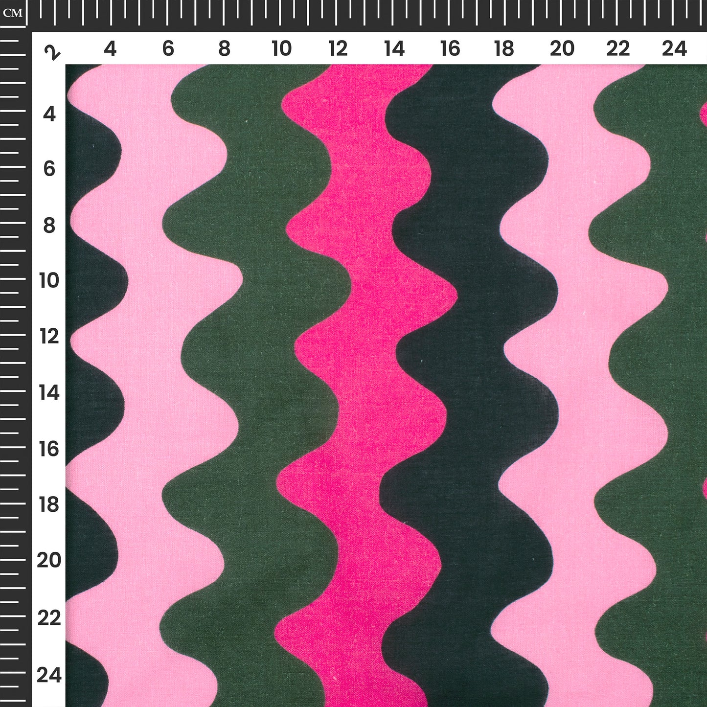 Attractive Magenta Pink And Black Gota Patti Digital Print Cotton Cambric Fabric