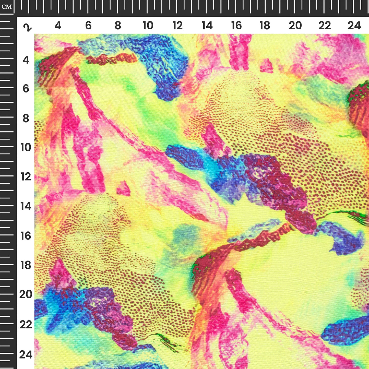 New Abstract Design Digital Print Viscose Muslin Fabric