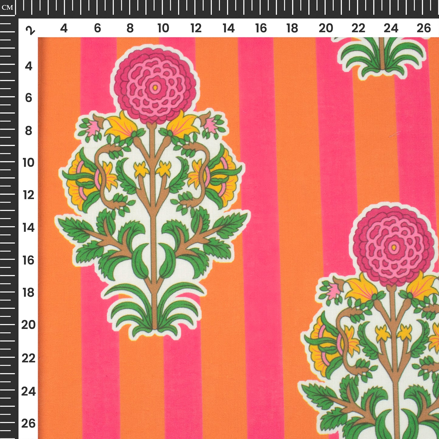 Beautiful Floral Design Digital Print Poly Cambric Fabric