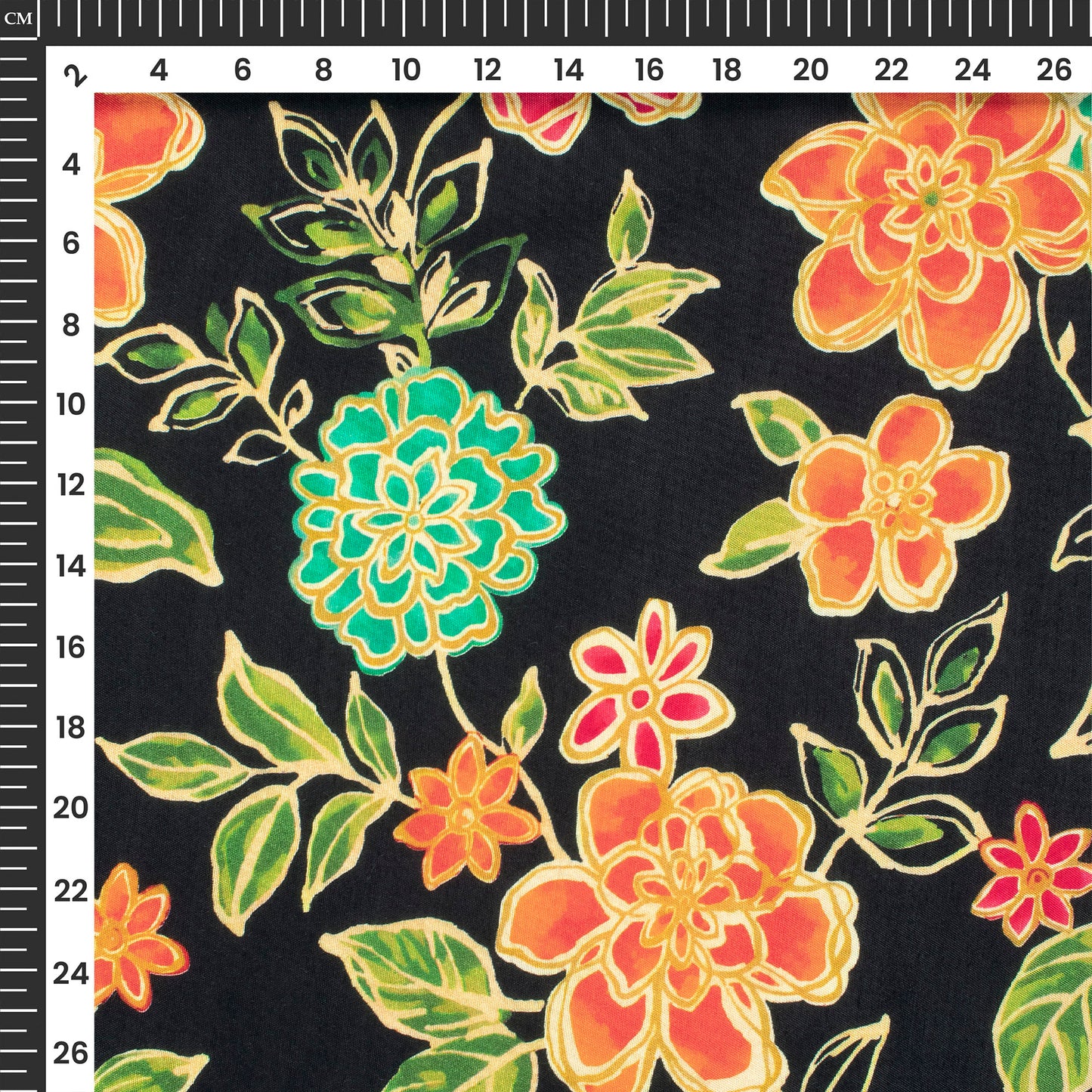 Export Quality Floral Digital Print Viscose Muslin Fabric