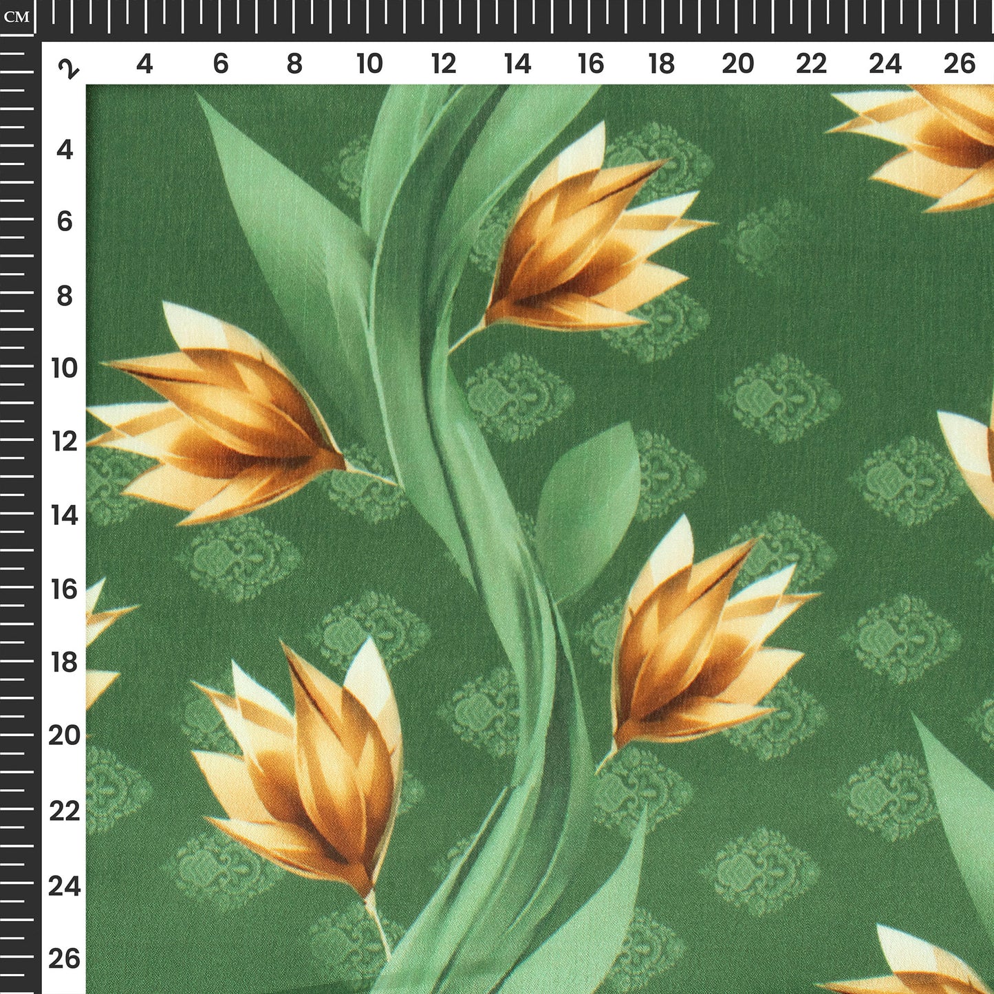 Designer Studio Choice Digital Print Poly Chinnon Chiffon Fabric