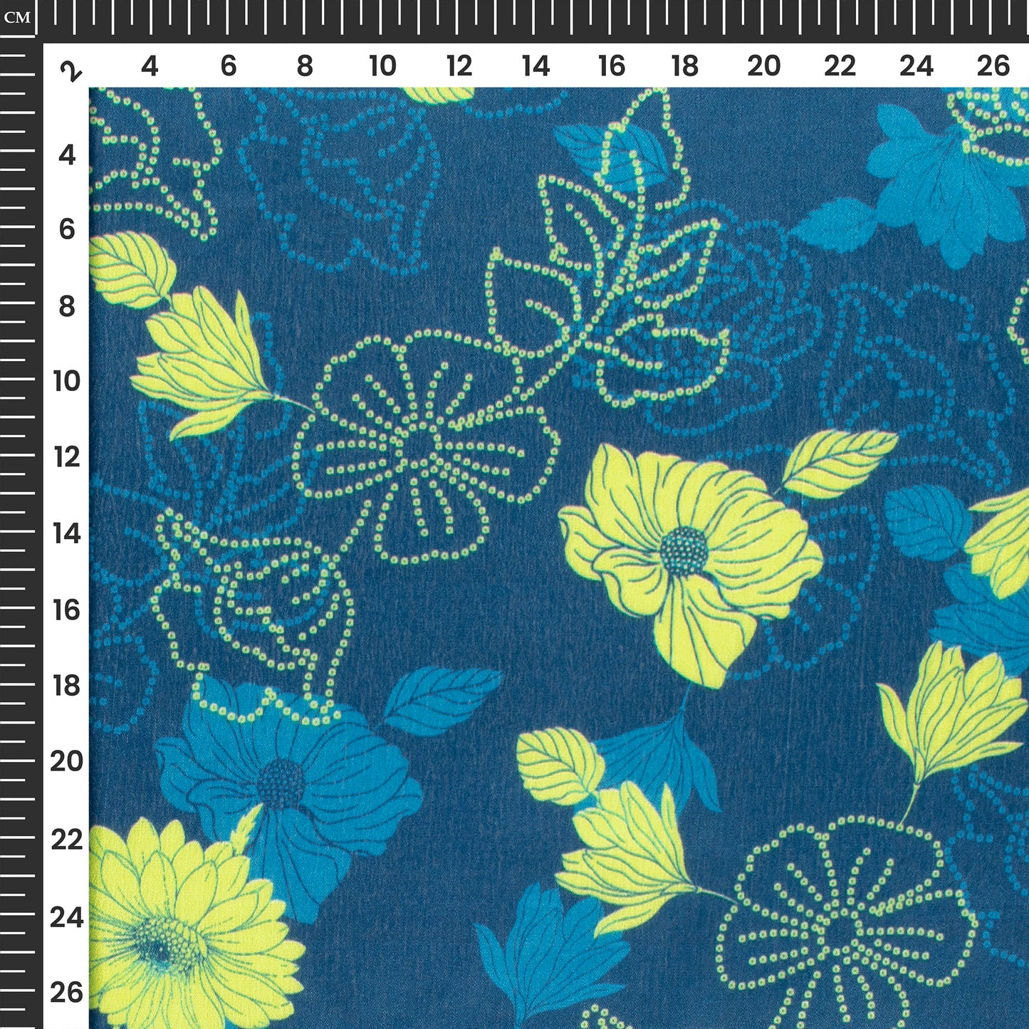 High-Demand Floral Digital Print Poly Chinnon Chiffon Fabric For Fashion Creators