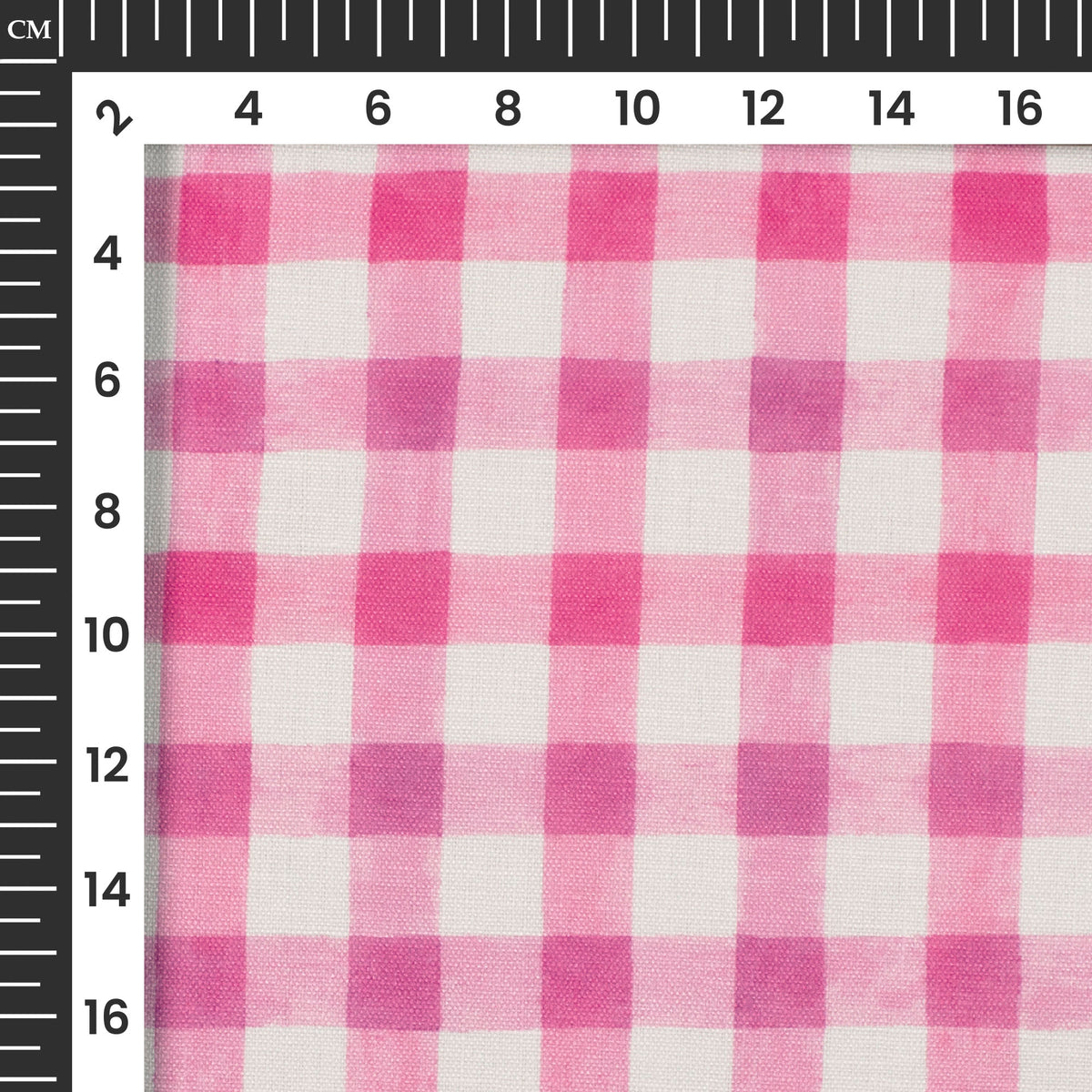 Chic Contemporary Digital Print Poly Linen Slub Fabric