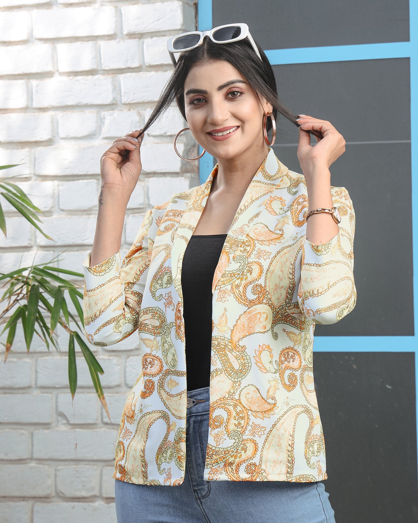 Easy Made Sustainable Paisley Women's Jacket