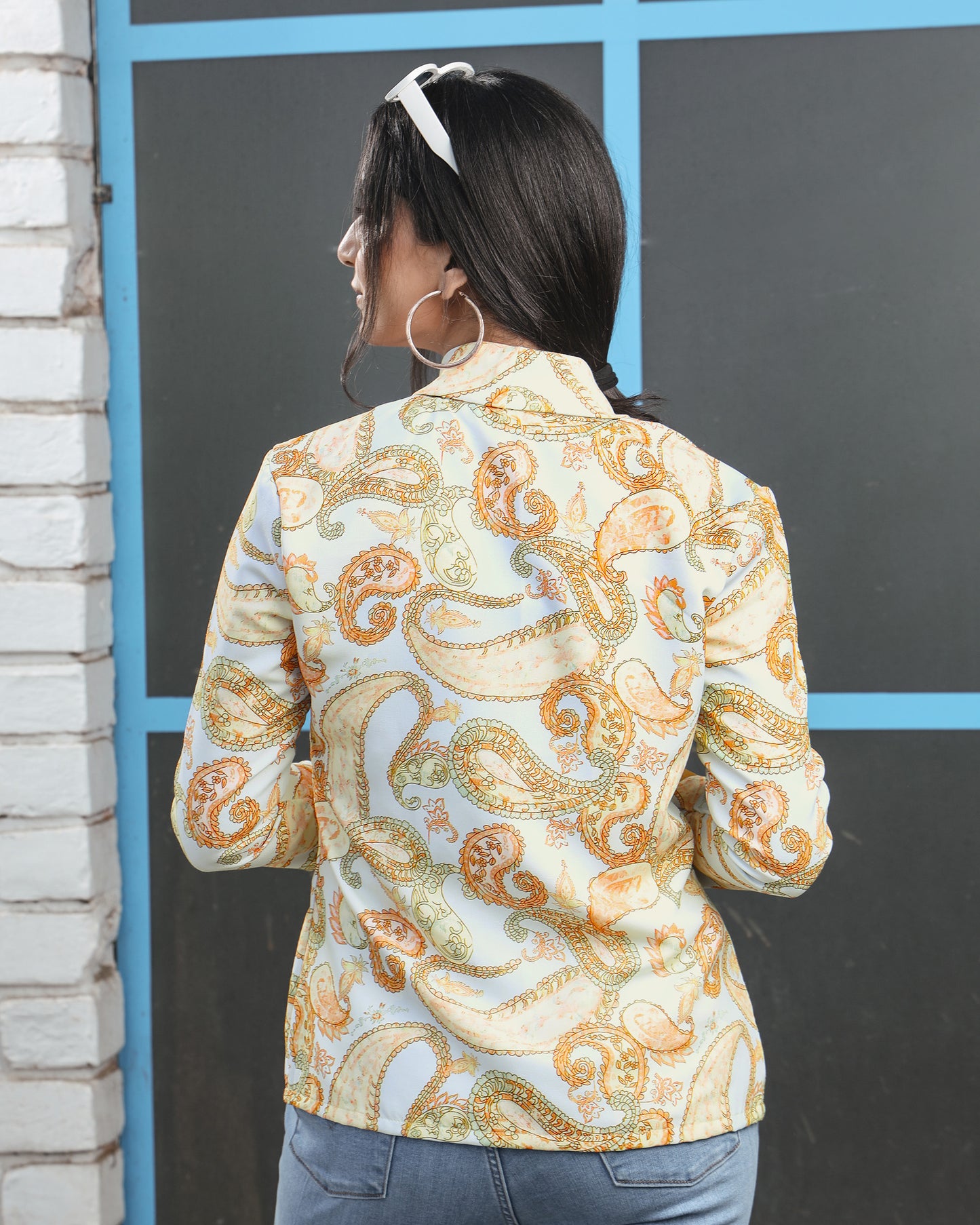 Easy Made Sustainable Paisley Women's Jacket