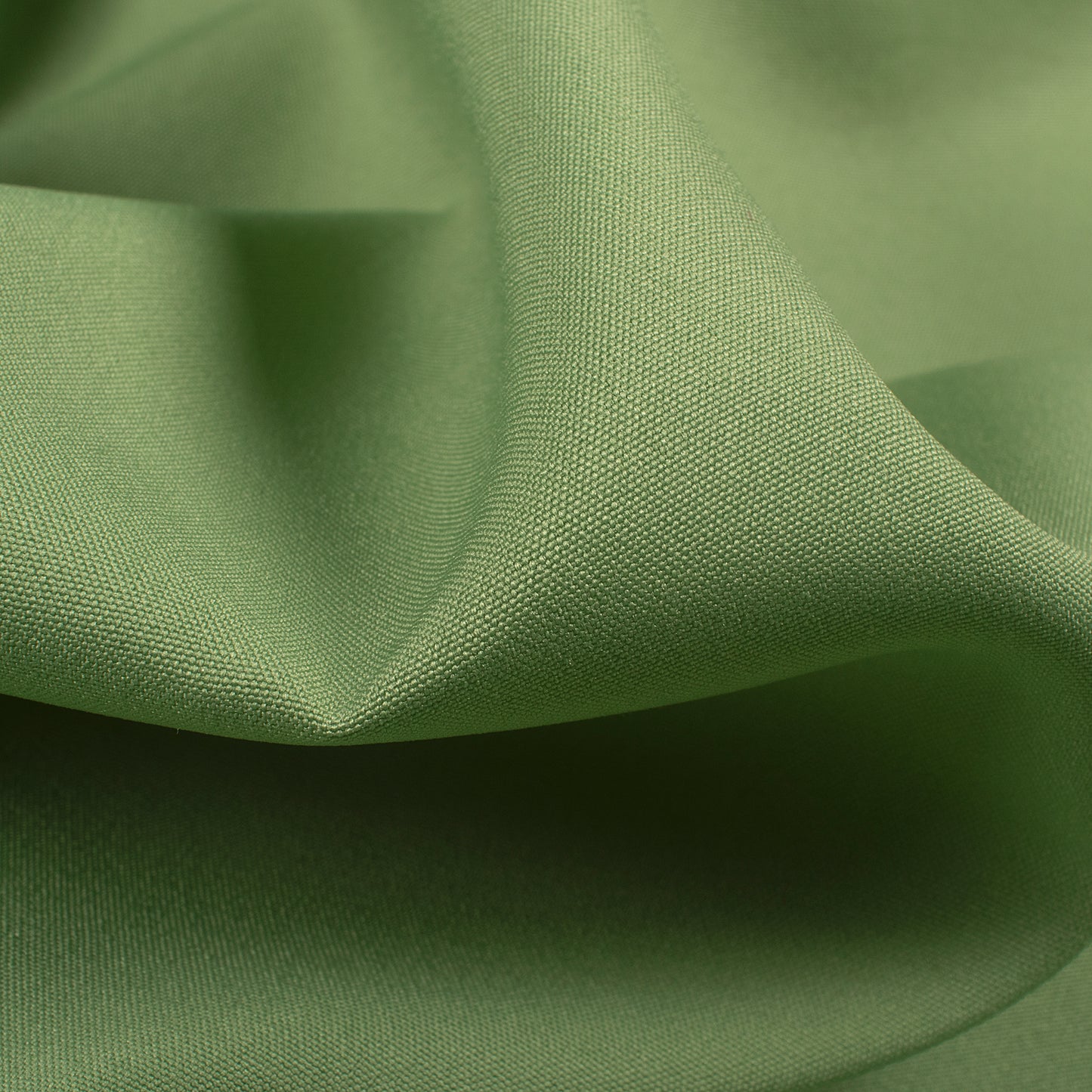 Sage Green Plain Butter Crepe Fabric