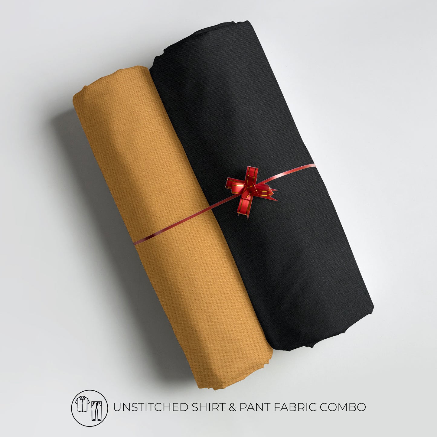 Men's Unstitched Shirt and Pant Fabric Combo in Gifting Case