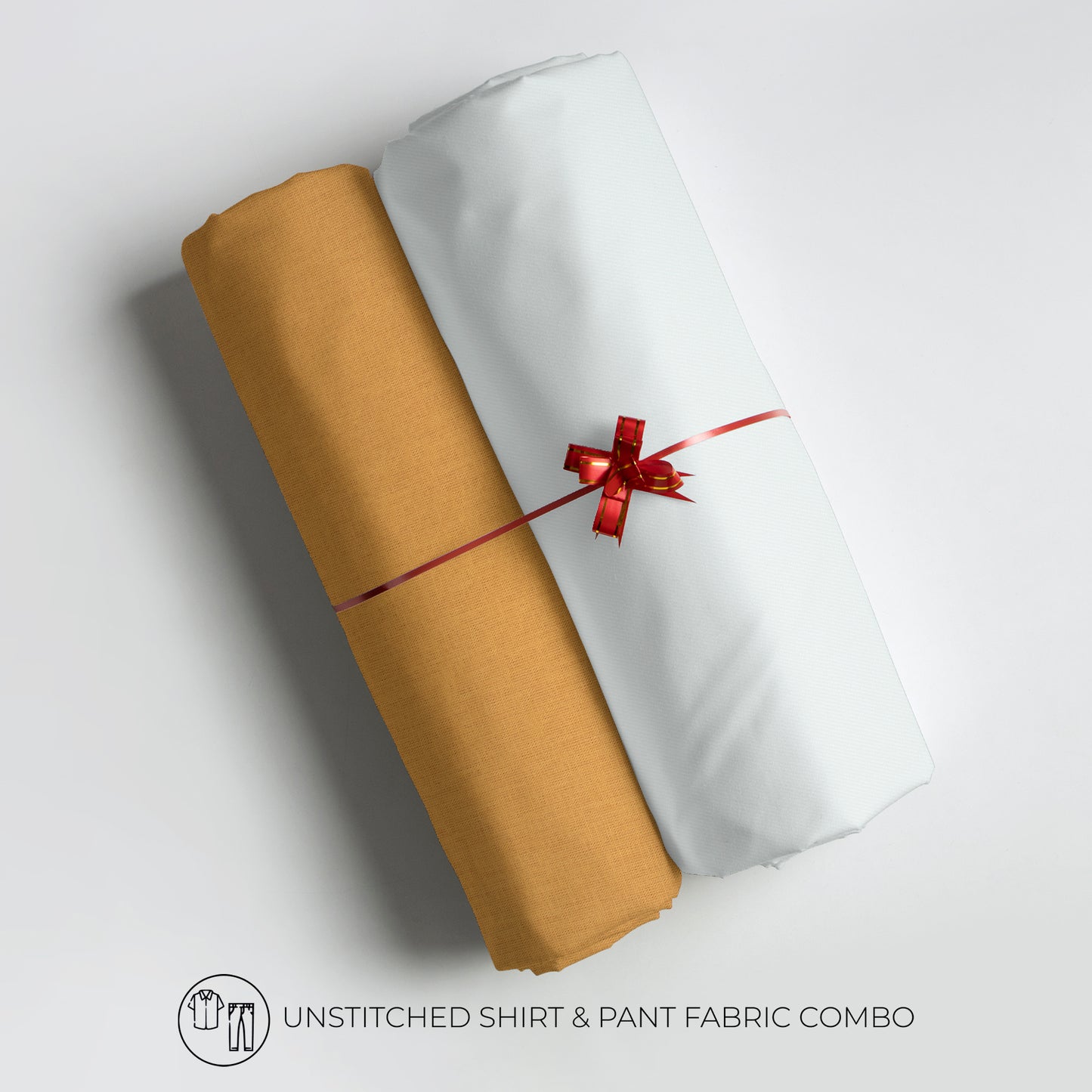 Men's Unstitched Shirt and Pant Fabric Combo in Gifting Case