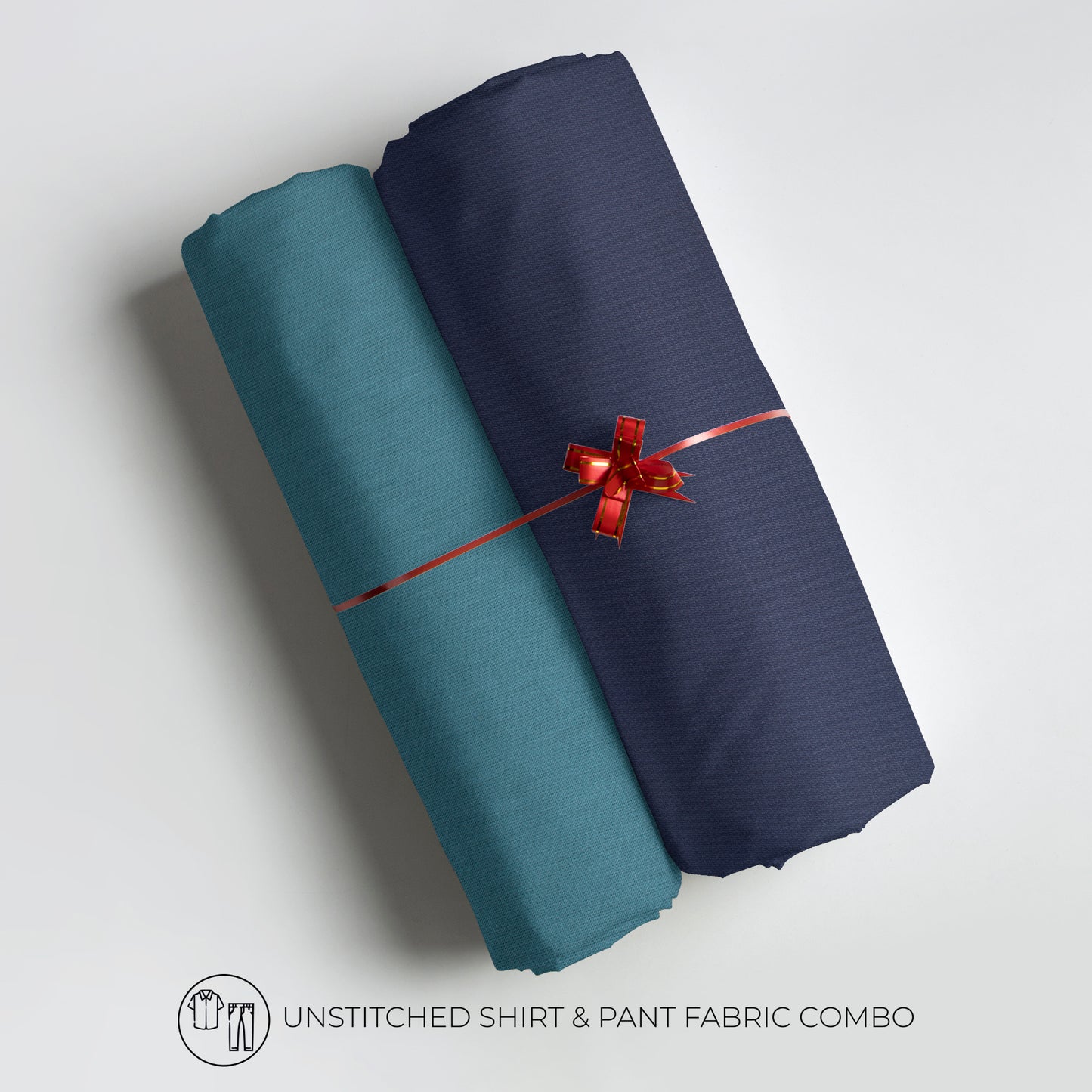 Men's Unstitched Shirt and Pant Fabric Combo in Gifting Case