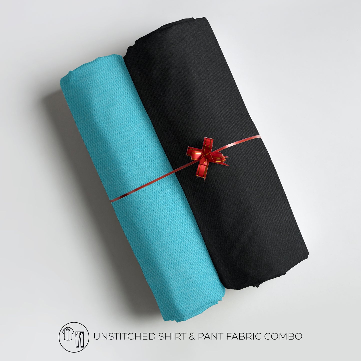 Men's Unstitched Shirt and Pant Fabric Combo in Gifting Case