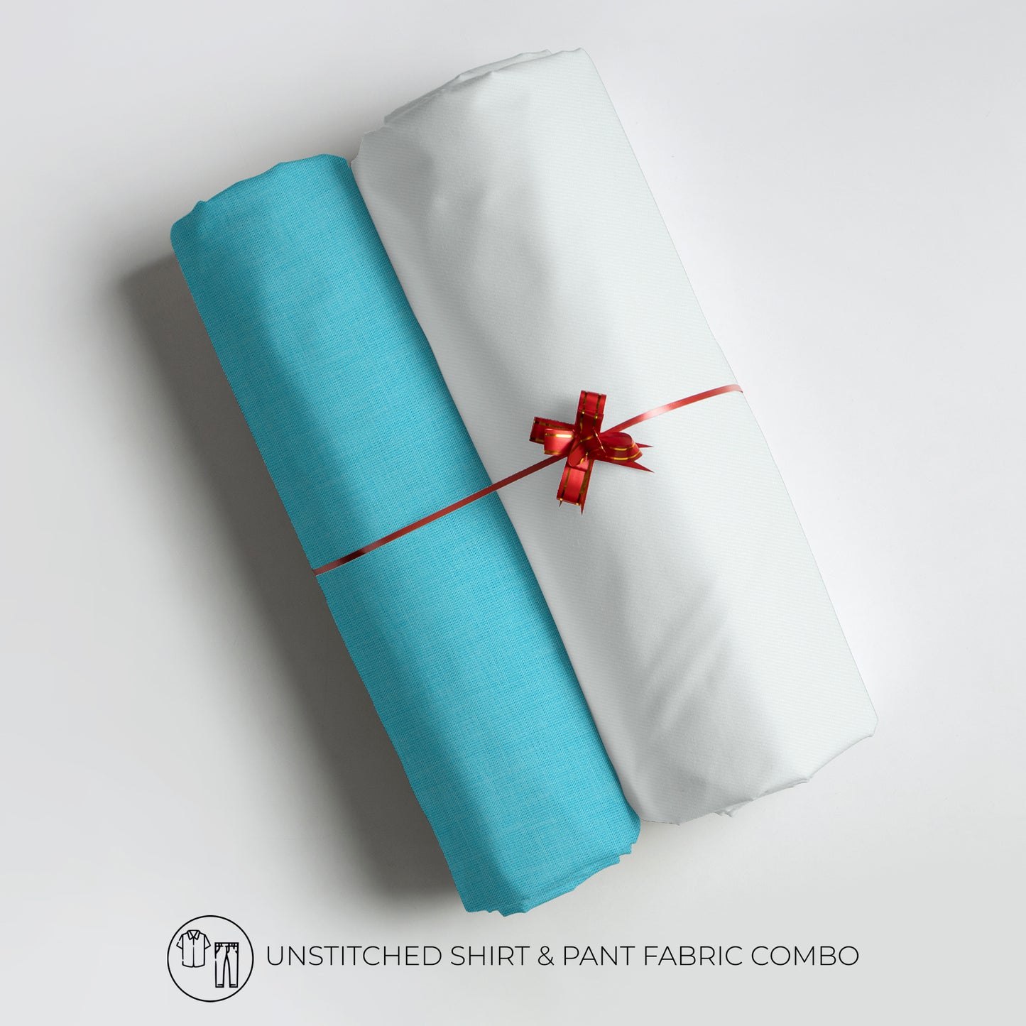 Men's Unstitched Shirt and Pant Fabric Combo in Gifting Case