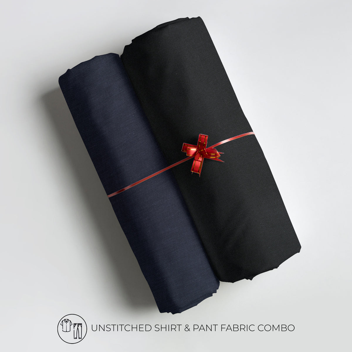 Men's Unstitched Shirt and Pant Fabric Combo in Gifting Case