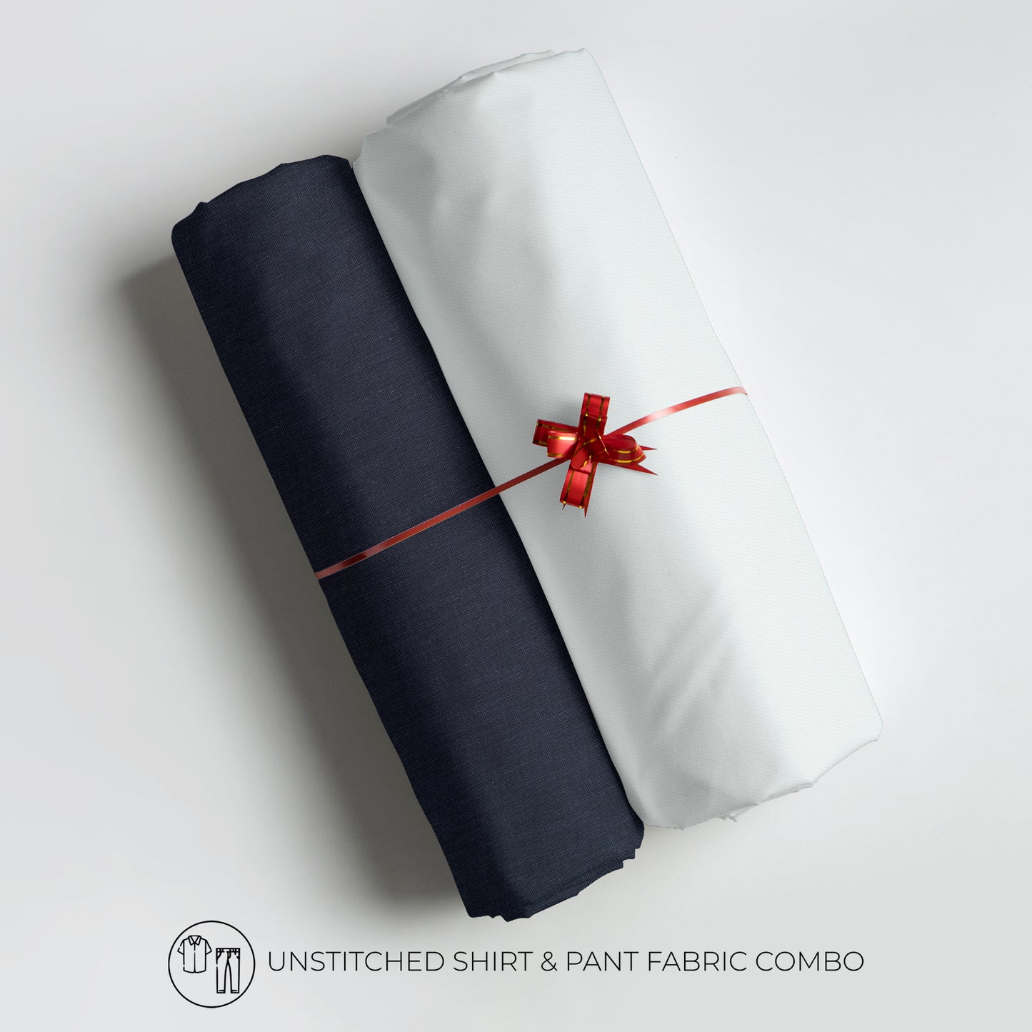 Men's Unstitched Shirt and Pant Fabric Combo in Gifting Case