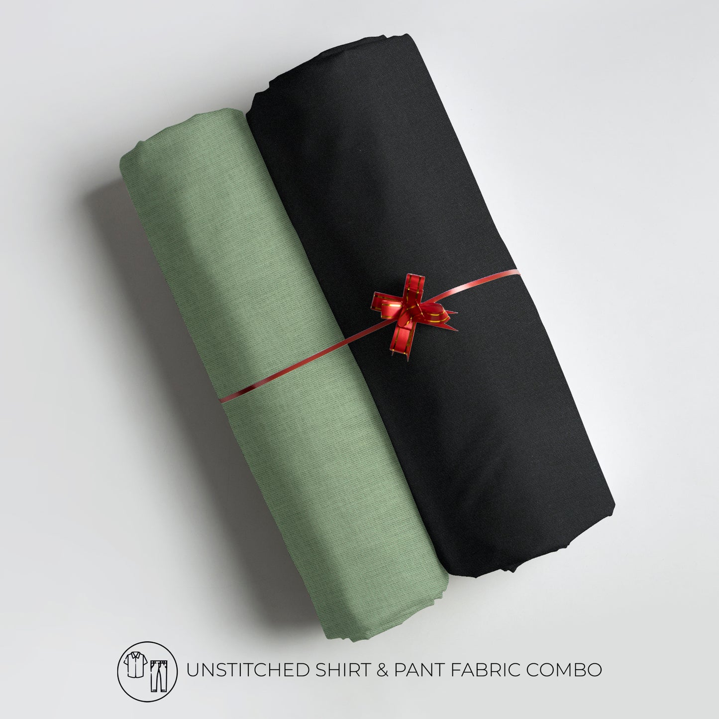 Men's Unstitched Shirt and Pant Fabric Combo in Gifting Case