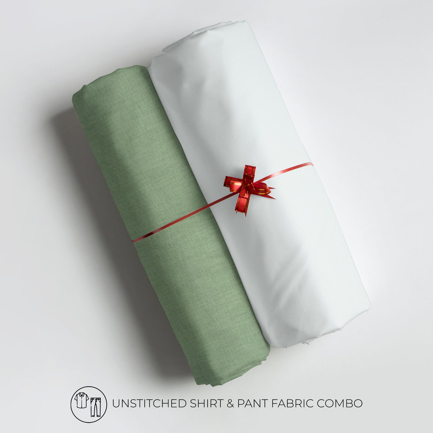 Men's Unstitched Shirt and Pant Fabric Combo in Gifting Case