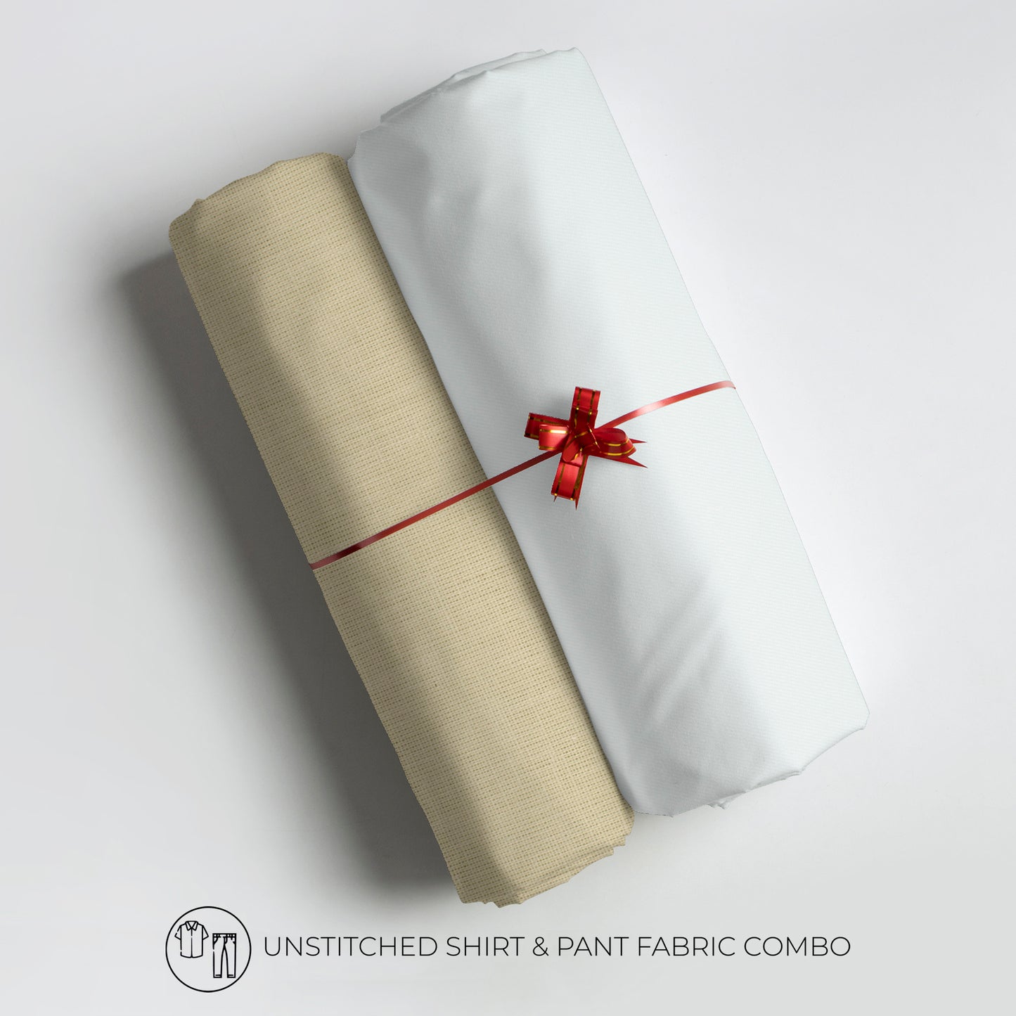 Men's Unstitched Shirt And Pant Fabric Combo In Gift Carrying Case