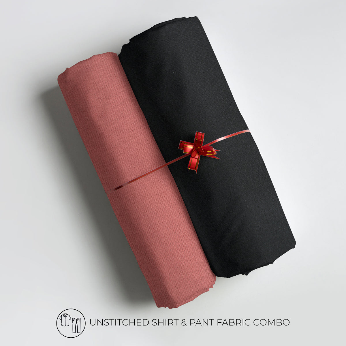 Men's Unstitched Shirt and Pant Fabric Combo in Gifting Case