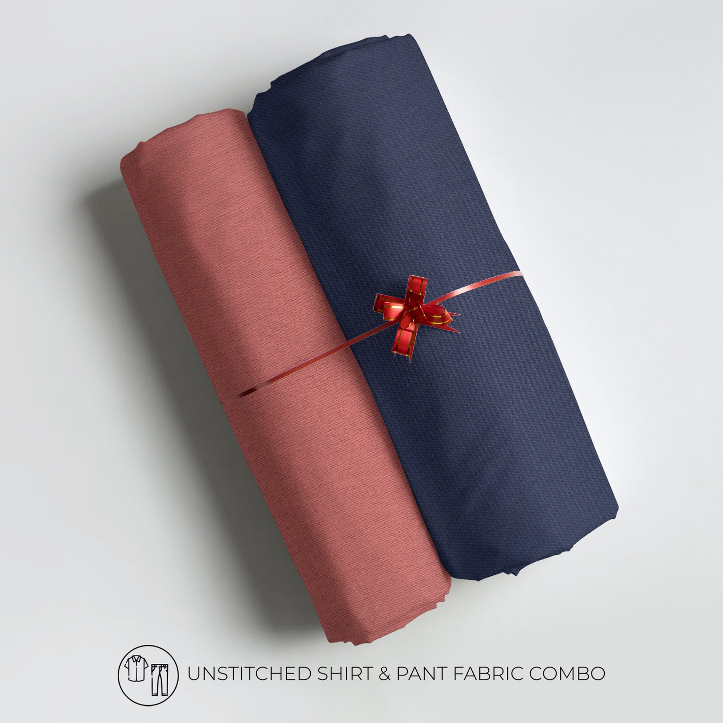 Men's Unstitched Shirt and Pant Fabric Combo in Gifting Case