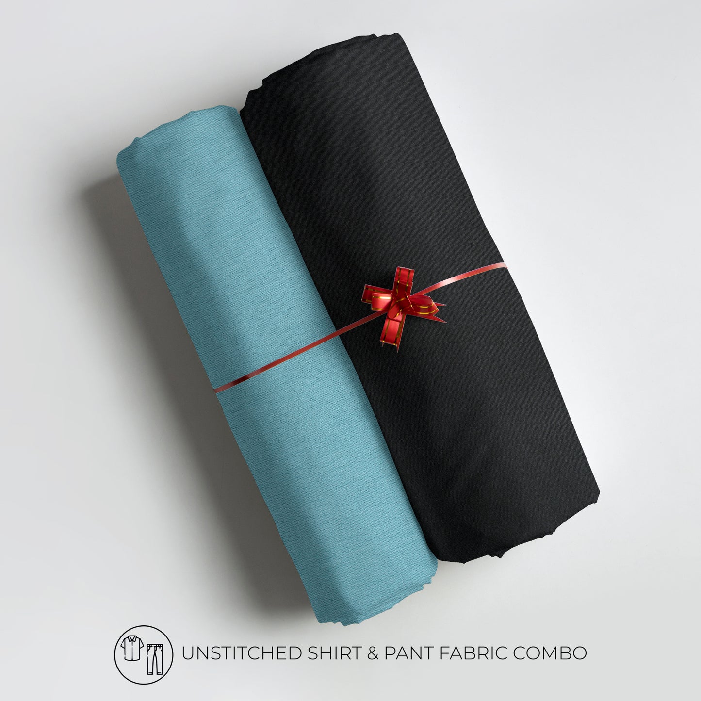 Men's Unstitched Shirt and Pant Fabric Combo in Gifting Case