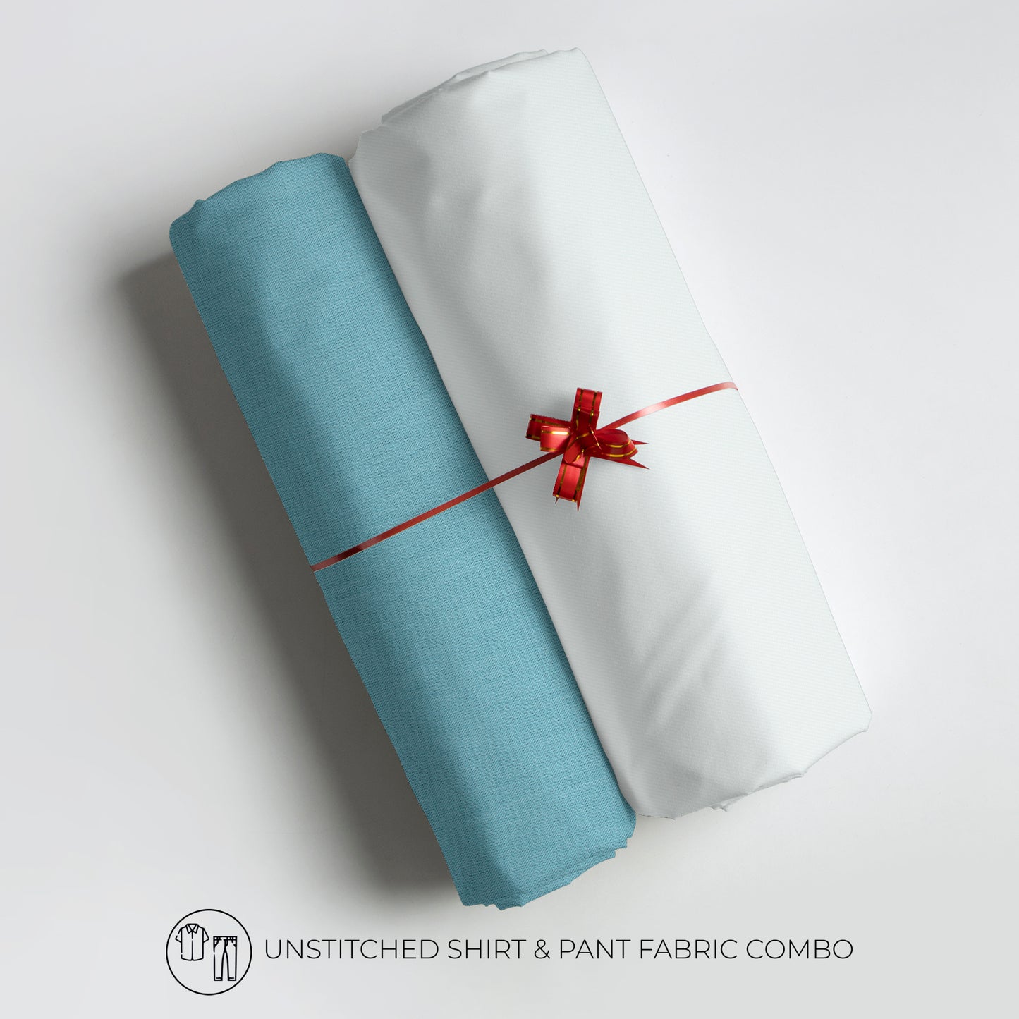 Men's Unstitched Shirt and Pant Fabric Combo in Gifting Case