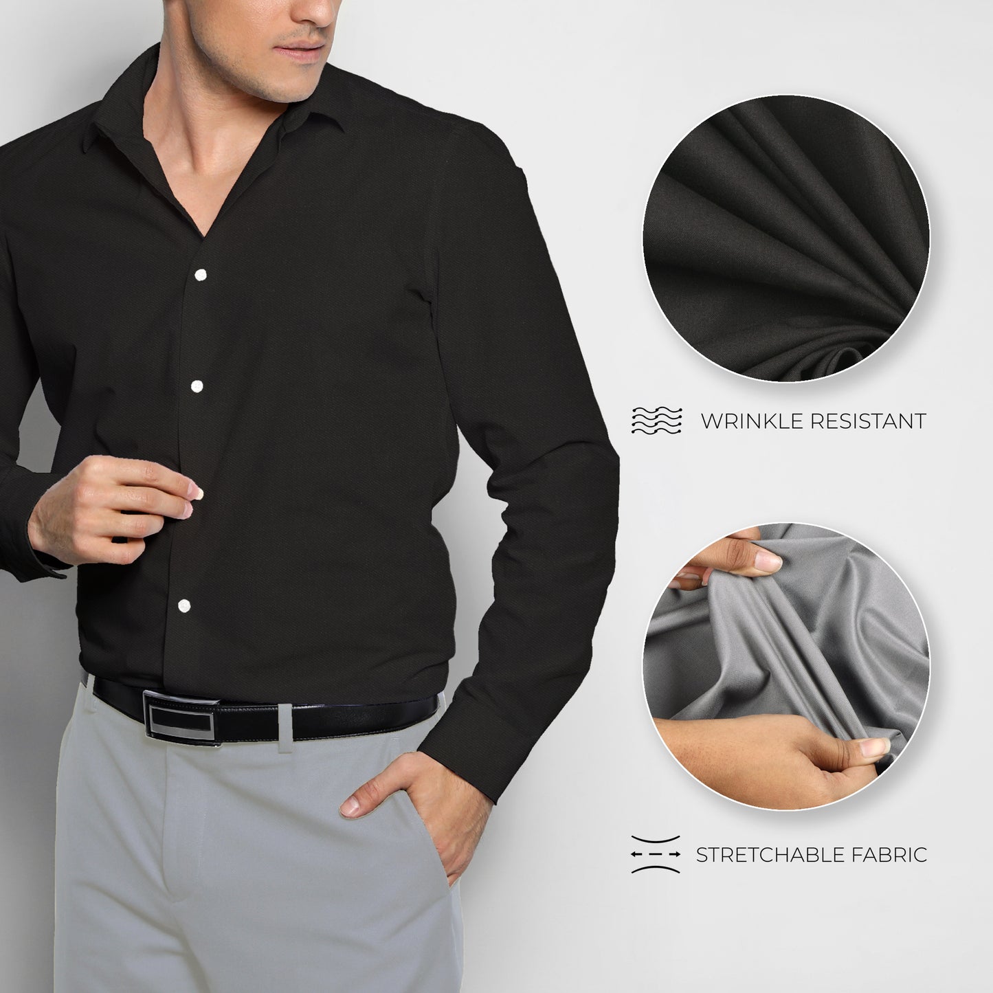 Men's Unstitched Shirt and Pant Fabric Combo in Gifting Case