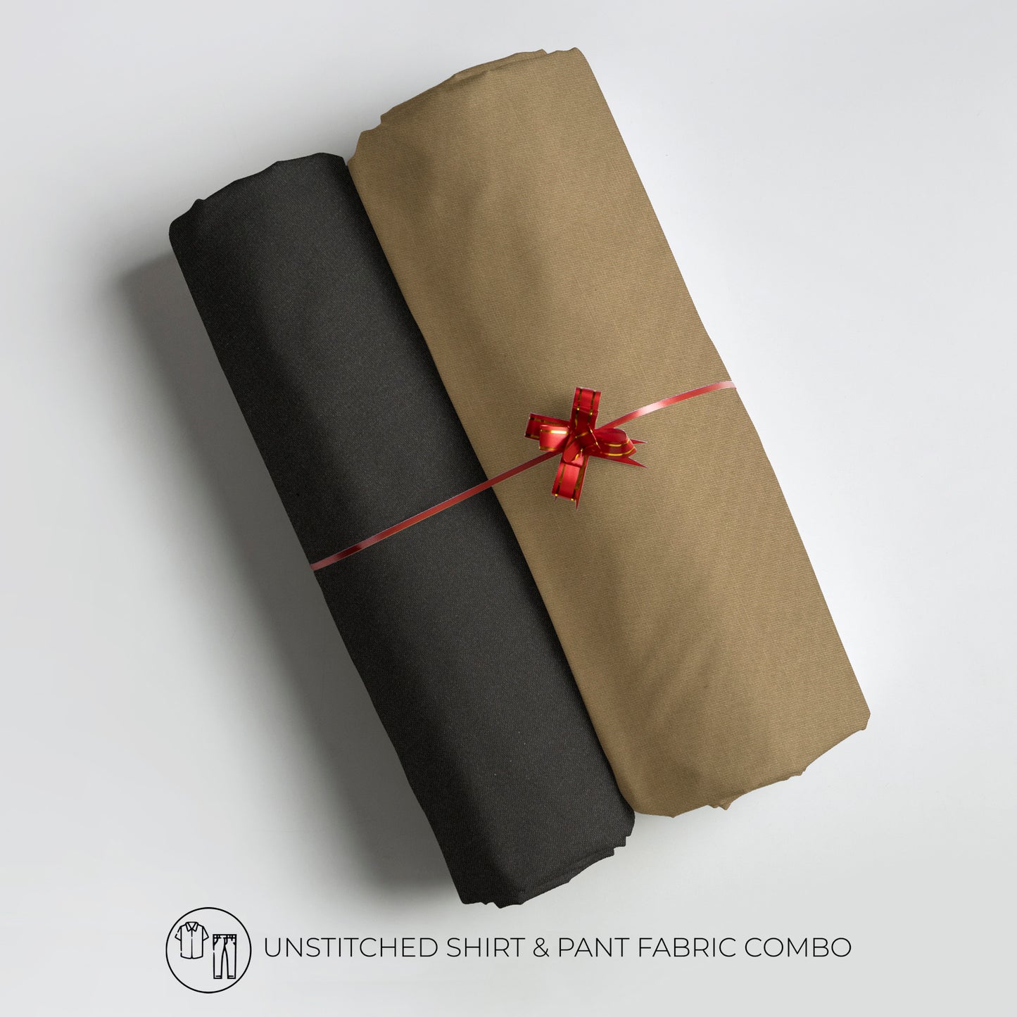 Men's Unstitched Shirt And Pant Fabric Combo In Gift Carrying Case