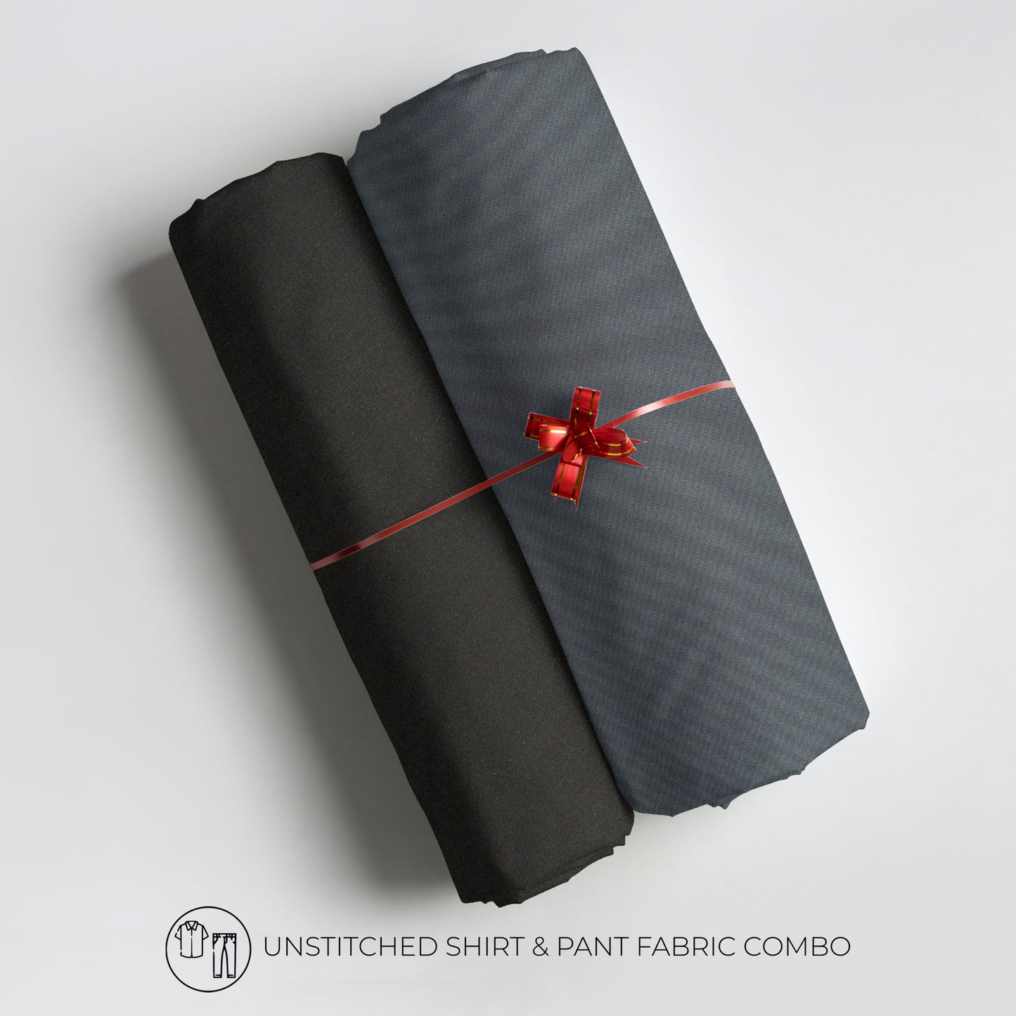 Men's Unstitched Shirt And Pant Fabric Combo In Gift Carrying Case