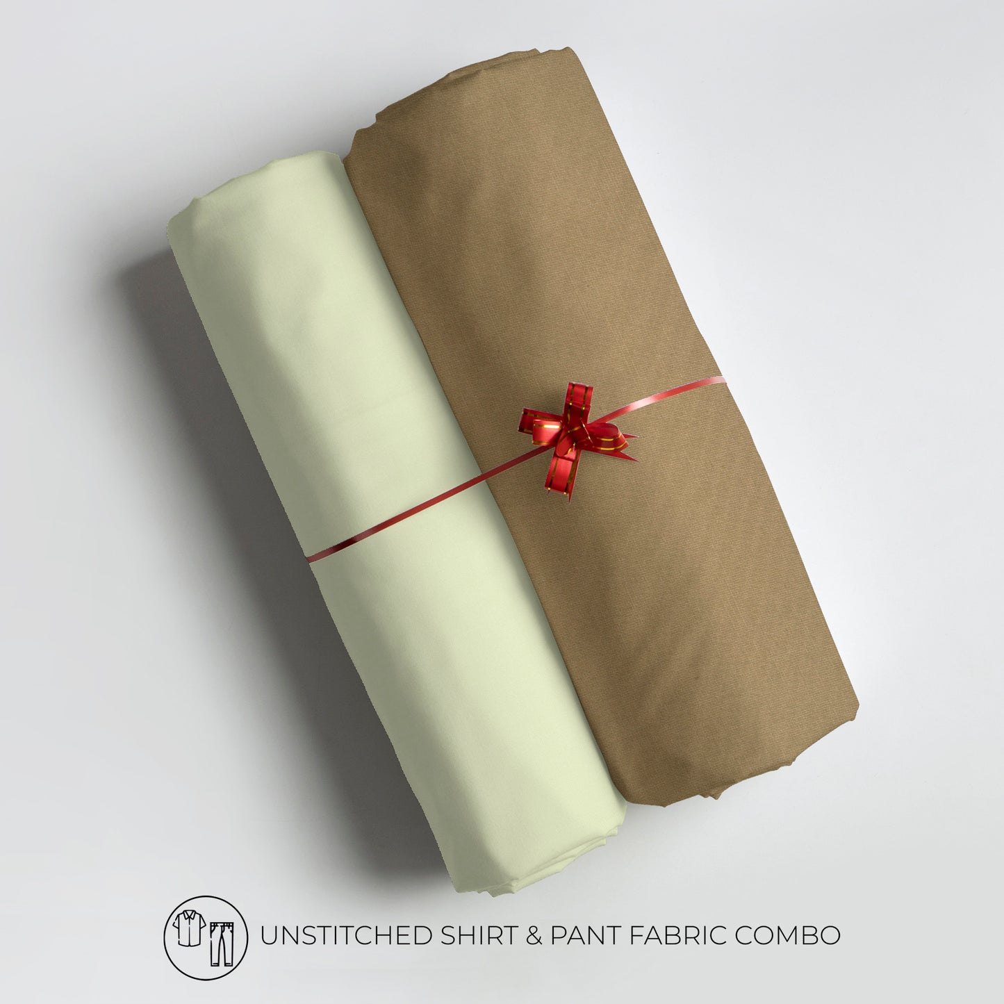 Men's Unstitched Shirt And Pant Fabric Combo In Gift Carrying Case