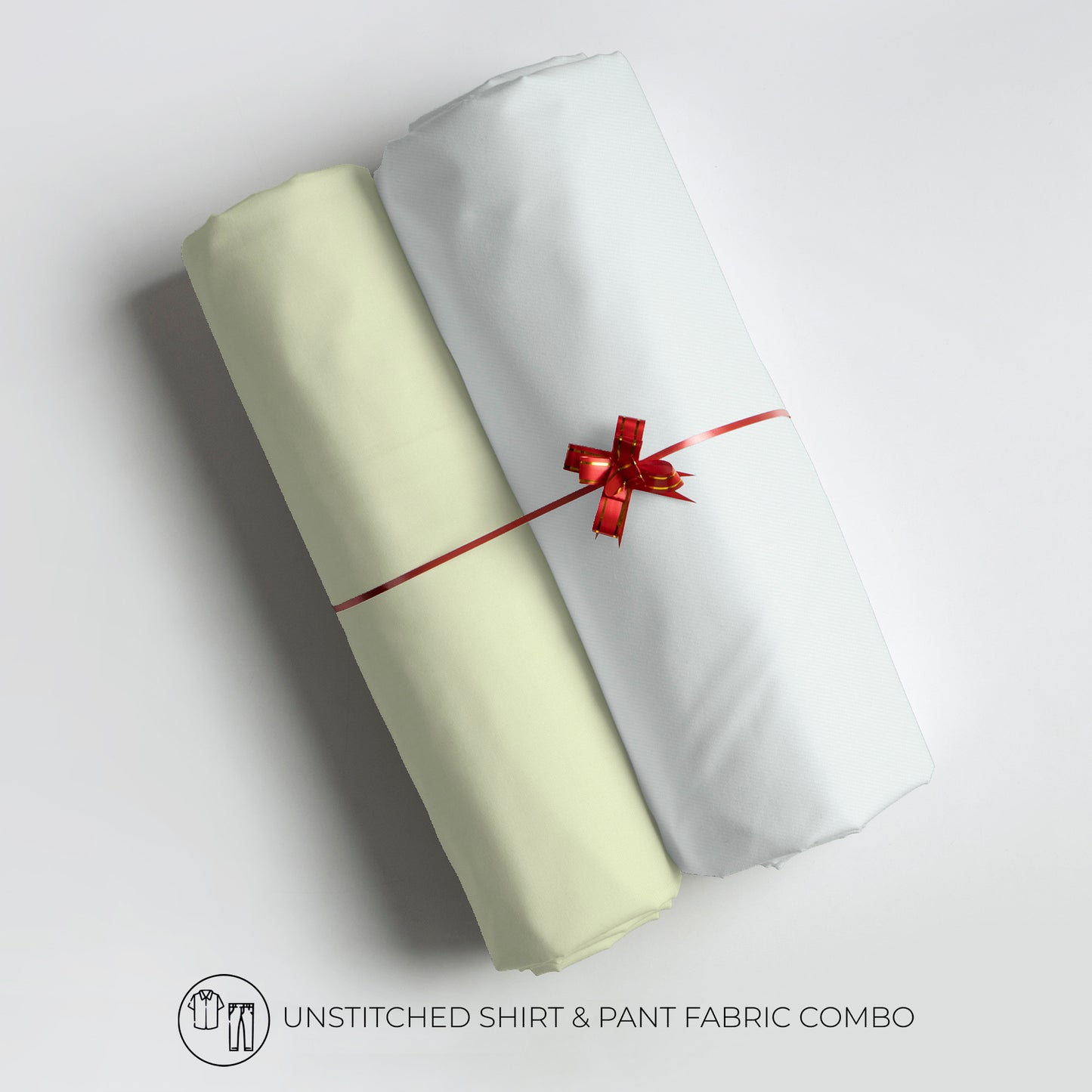 Men's Unstitched Shirt And Pant Fabric Combo In Gift Carrying Case