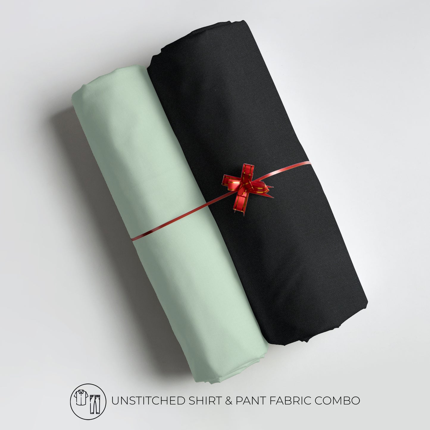 Men's Unstitched Shirt and Pant Fabric Combo in Gifting Case