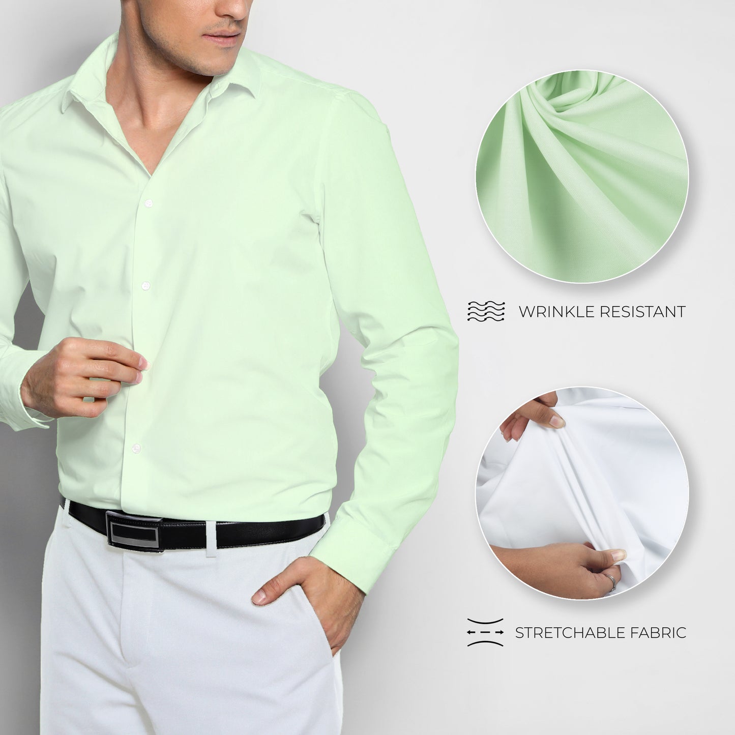 Men's Unstitched Shirt and Pant Fabric Combo in Gifting Case