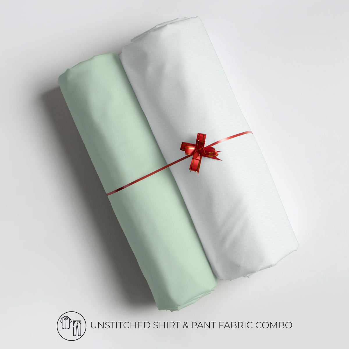 Men's Unstitched Shirt and Pant Fabric Combo in Gifting Case