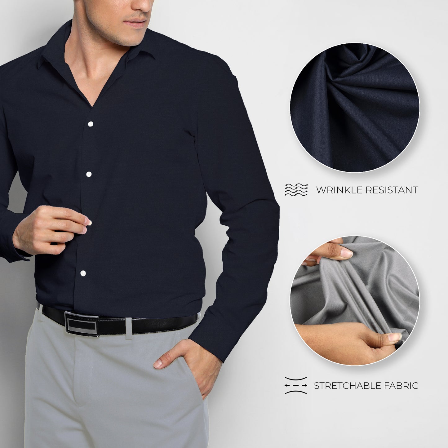 Men's Unstitched Shirt and Pant Fabric Combo in Gifting Case