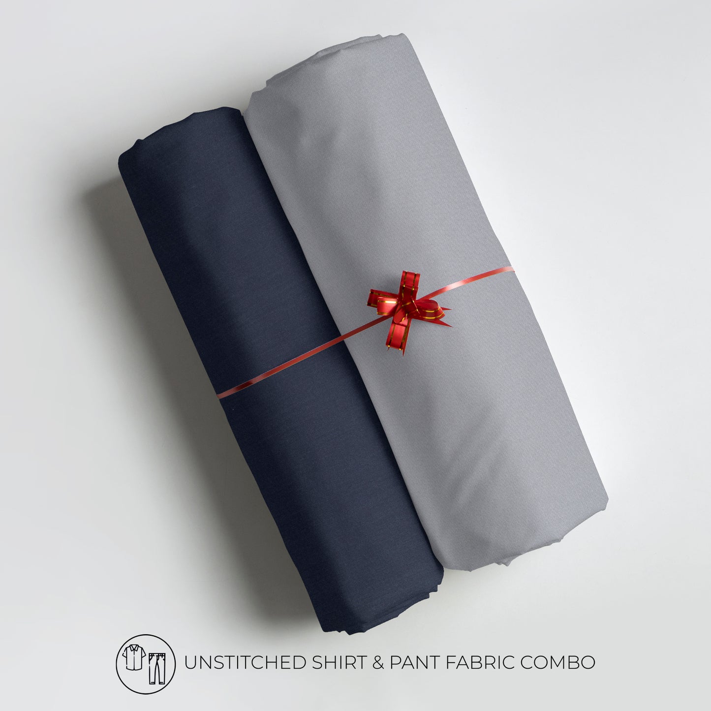 Men's Unstitched Shirt and Pant Fabric Combo in Gifting Case