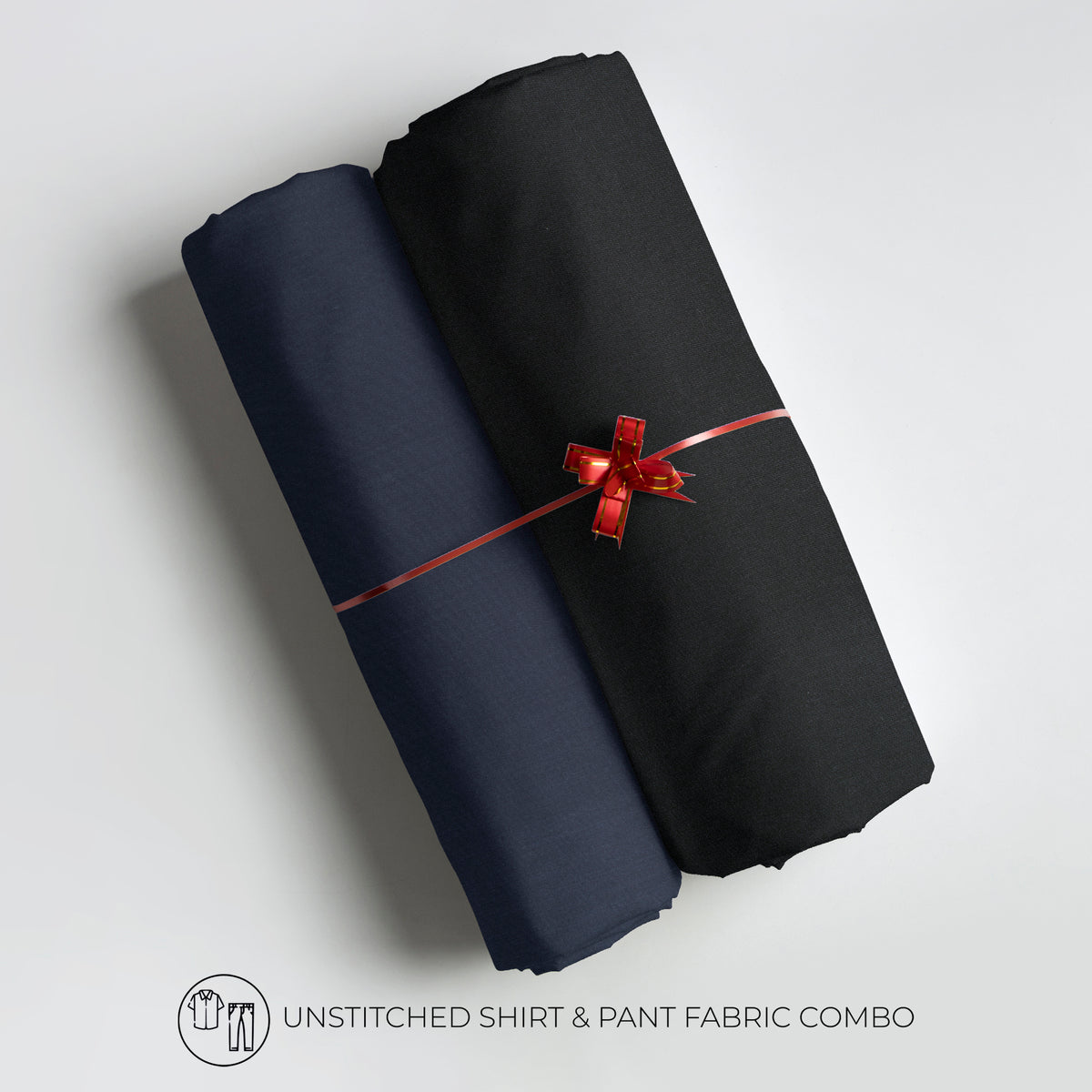 Men's Unstitched Shirt and Pant Fabric Combo in Gifting Case