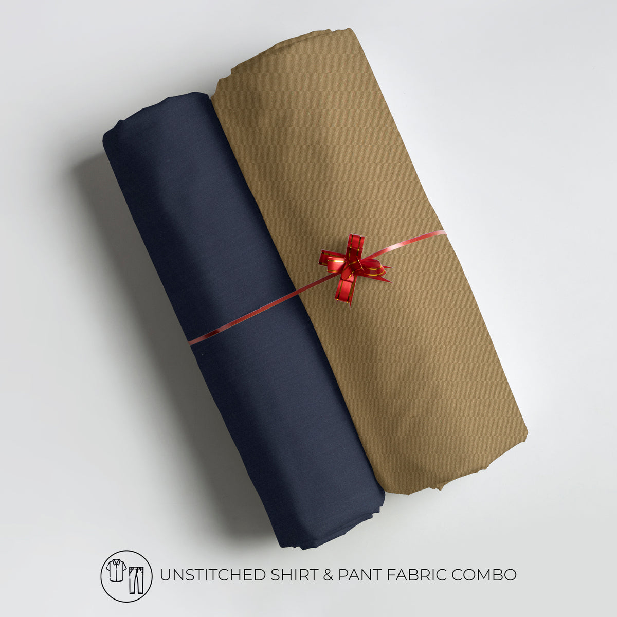 Men's Unstitched Shirt and Pant Fabric Combo in Gifting Case